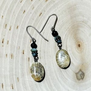 Semi Precious stone earrings Handmade